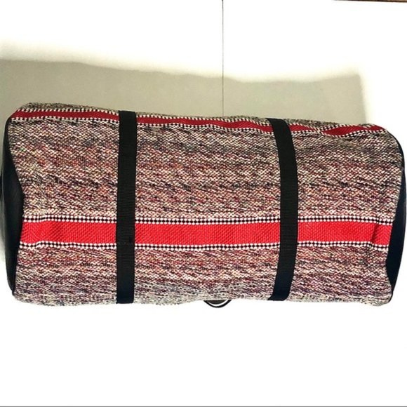 ❌SOLD❌Vintage Saddlebags Woven Duffel Bag - Picture 4 of 9